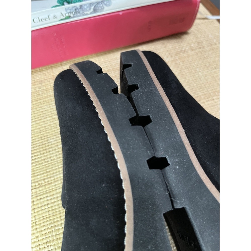VIONIC Size 9 Black Willa Wedge Slip- On Loafer Moc Wedge Design Shoes - Picture 6 of 11